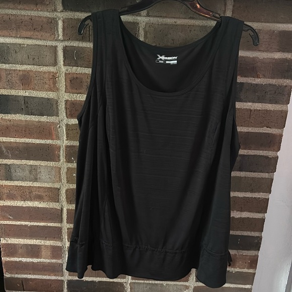 Xersion Women’s Plus Active Workout Tank, Black, 2X - Picture 1 of 3